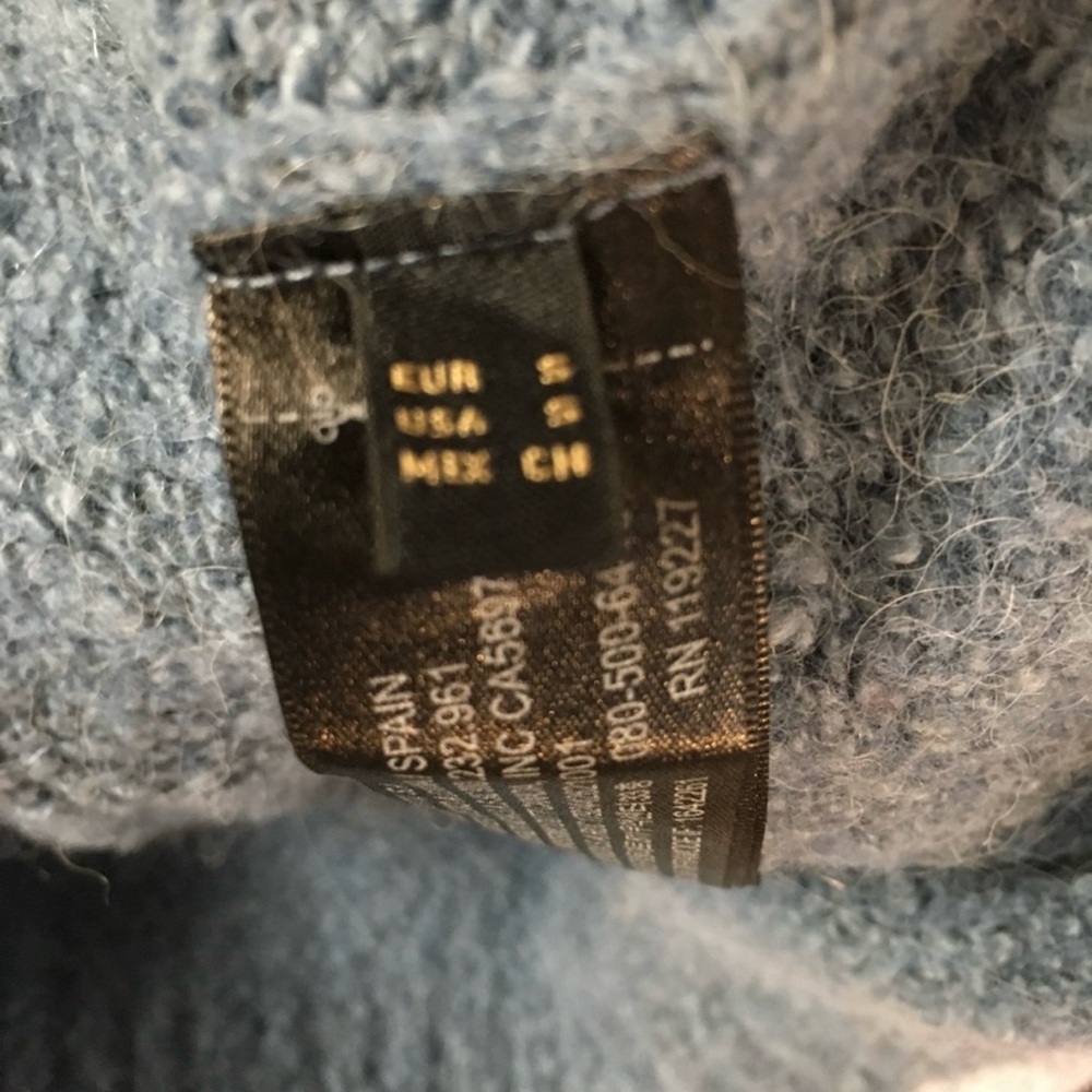 Blue Button-Up Cardigan - Picture 9 of 10